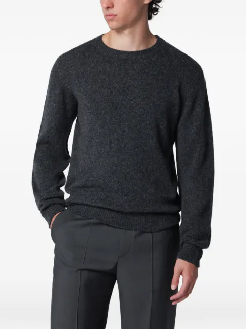 Roberto Collina crew-neck long-sleeve sweater Grey 263MYB40001WO