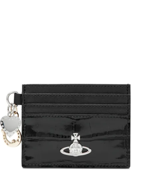 Vivienne Westwood Orb-charm card holder Black 5403000VWC009K