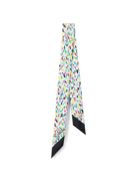 Valentino Garavani logo-print scarf White 9W2E6017AUK