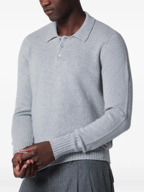 Drumohr long-sleeve polo shirt Grey D8W145NLWO