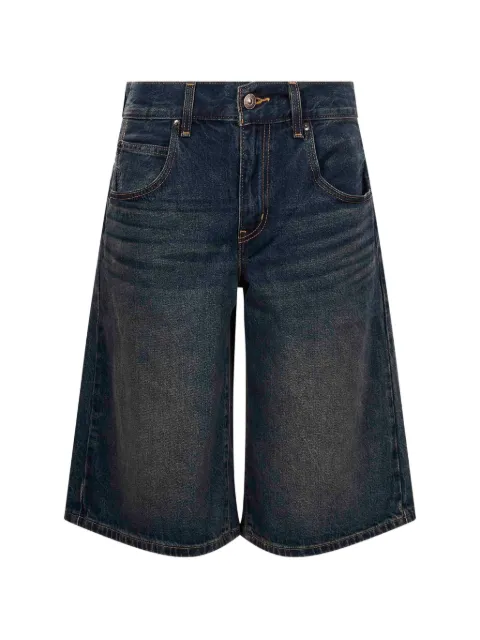 Levi's Super Baggy faded-effect knee-length shorts Blue 005DT0017