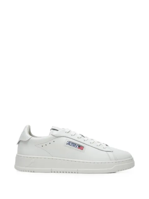 Autry Dallas logo-patch leather sneakers White ADLMMR23