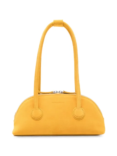 Marge Sherwood Bessette suede half-moon tote bag Yellow M26431SB01SUHY