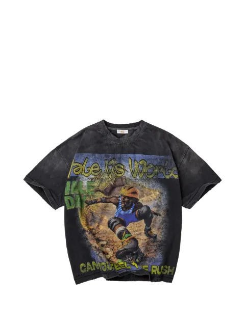 Vale Rush graphic-print T-shirt Black VAL291