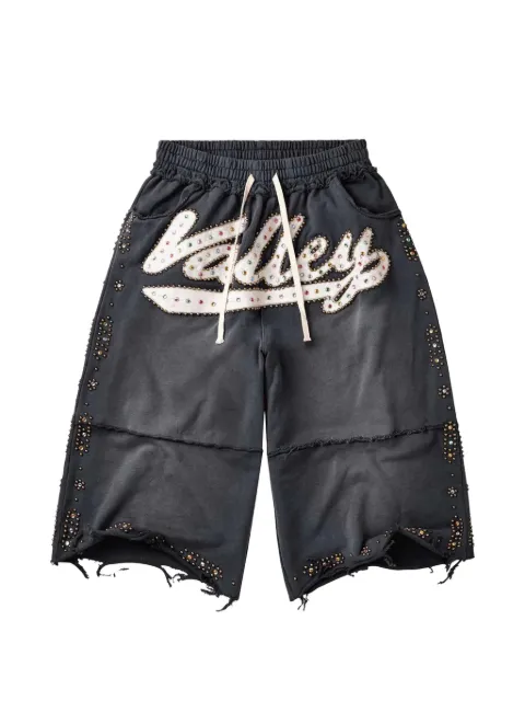 Vale Skittle Sworts embellished shorts Grey VAL289