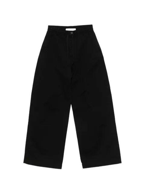 Christian Wijnants Piros drawstring-waist wide-leg trousers Black PIROS8954
