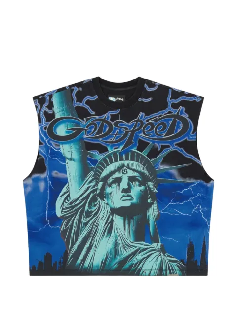 GODSPEED Voltage sleeveless vest Black GS417