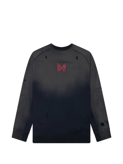 Needles Papillon deconstructed sweater Blue SX431CNVY