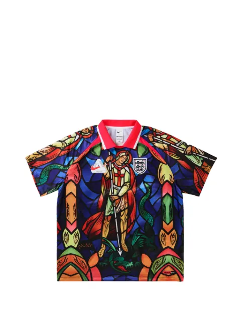 Nike x Palace England graphic-print football jersey Blue IM3198