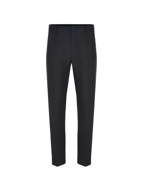 Emporio Armani logo-plate trousers Blue EM005898AF25633UB118