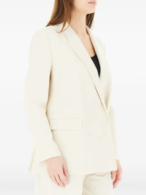 BOSS Janka fitted jacket White 50557124