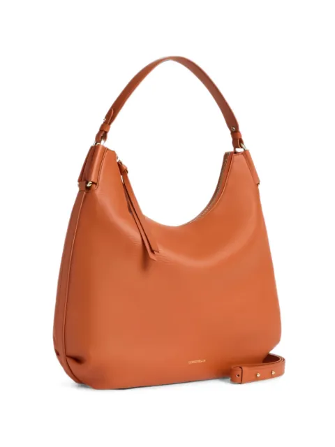 Coccinelle medium Rebekka grained-leather shoulder bag Orange E1T95130101