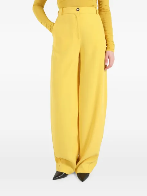 Elisabetta Franchi belt-loop wide-leg trousers Yellow PA17861E2