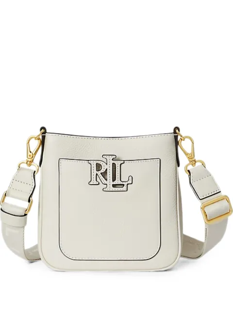 Lauren Ralph Lauren Cameryn logo-plaque cross body bag Neutrals CMRYNSMSOFTWHITE