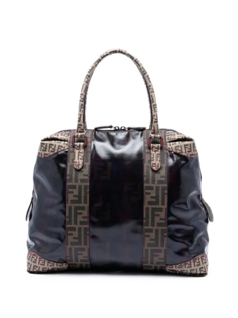 Fendi Pre-Owned 2000-2010 Large Zucca Coated Canvas B Mix tote bag Black WJ9OR21CXR0HMWQN