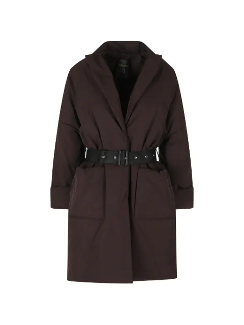 Semicouture Fay belted padded jacket Brown Y6WW07