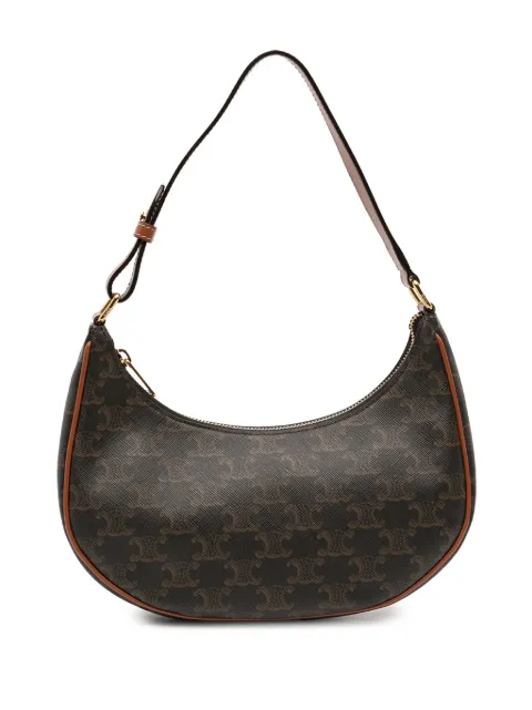 Celine Pre-Owned 2022 Triomphe Coated Canvas Ava shoulder bag Brown CTDNQPXLDQFSO39Q