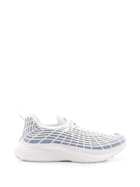 APL: ATHLETIC PROPULSION LABS TechLoom Zipline cage-detail lace-up sneakers White 22013226