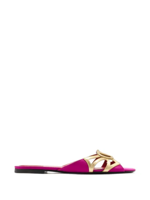 Valentino Garavani VLogo Signature cutout sandals Pink WS0QC6GHV