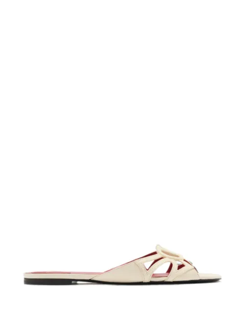 Valentino Garavani VLogo Signature cutout sandals Neutrals WS0QC6XGU