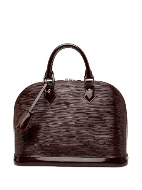 Louis Vuitton Pre-Owned 2013 Electric Epi Alma PM satchel Purple MTVCBAHK6RJ2DYP4