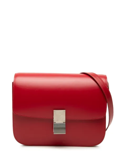 Celine Pre-Owned 2019 Medium Calfskin Classic Box crossbody bag Red XVQ8NH2EDHXFCRCP