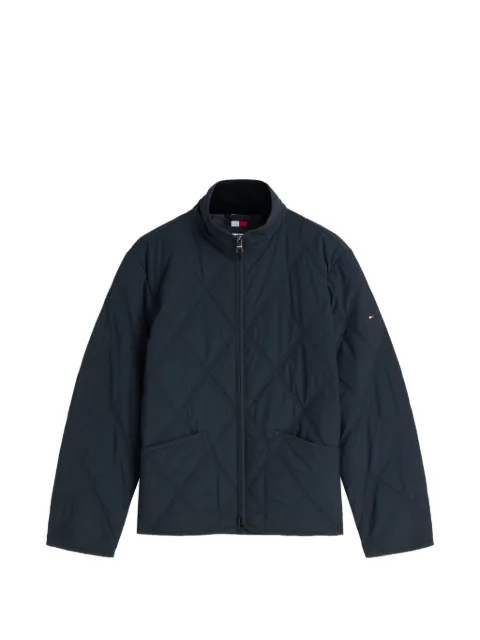 Tommy Hilfiger diamond-quilted zip-up jacket Blue MW0MW43466
