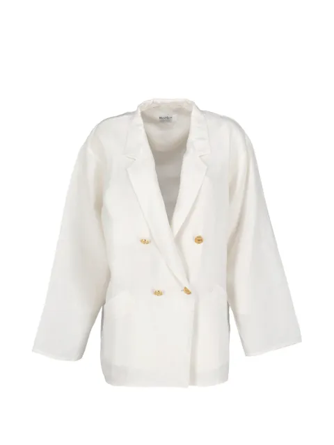 Max Mara double-breasted blazer White W15062618
