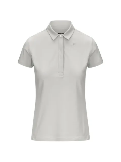 K-Way stretch piqué polo shirt Neutrals K1127GW634