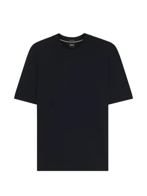 BOSS virgin wool T-shirt Blue 50560476