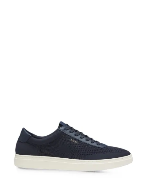 BOSS logo-print low-top sneakers Blue 50563181