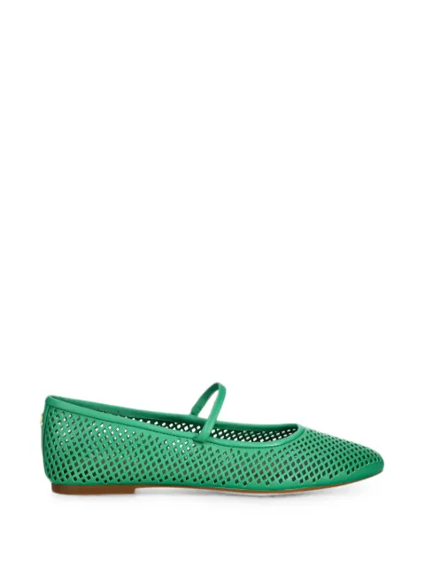 Lauren Ralph Lauren Jayna perforated ballet flats Green JAYNAMJFLATSMARYJANEGREENTOPAZ