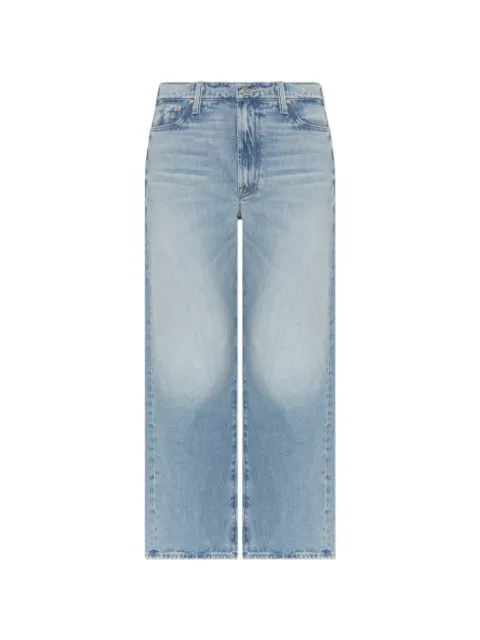 MOTHER The Dodger Flood faded-effect wide-leg jeans Blue 102481085