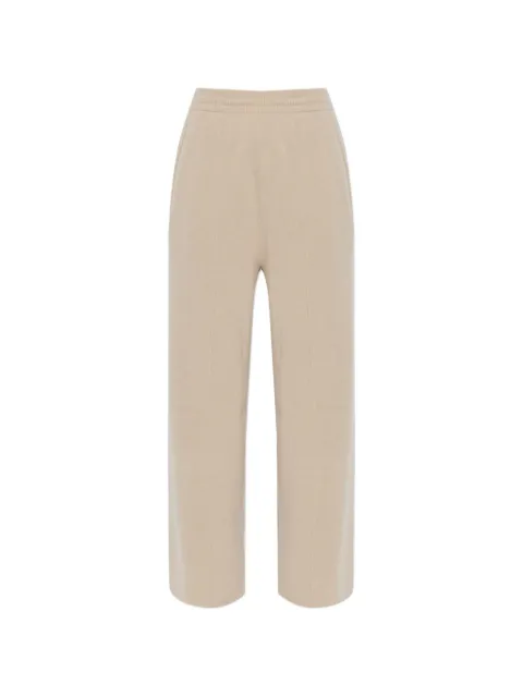 Lanvin elasticated-waistband straight-leg trousers Neutrals RWTR0024K065H25