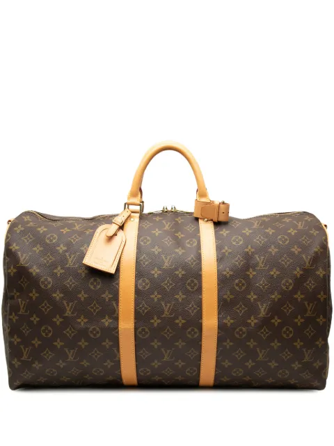 Louis Vuitton Pre-Owned 1998 Monogram Keepall Bandouliere 55 travel bag Brown MKSJ004TIKLM62C4