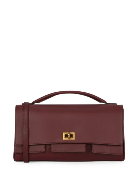 Balenciaga small Bel Air leather tote bag Red 8349432ABAV