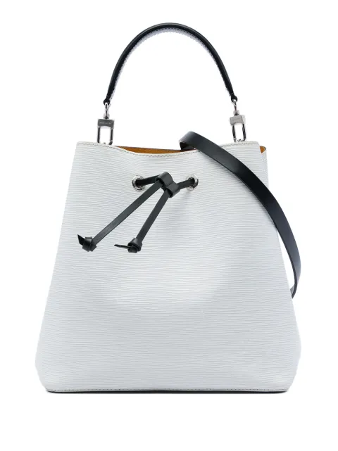 Louis Vuitton Pre-Owned 2018 Epi NeoNoe MM bucket bag White FR6ZV88XSWE10X6X