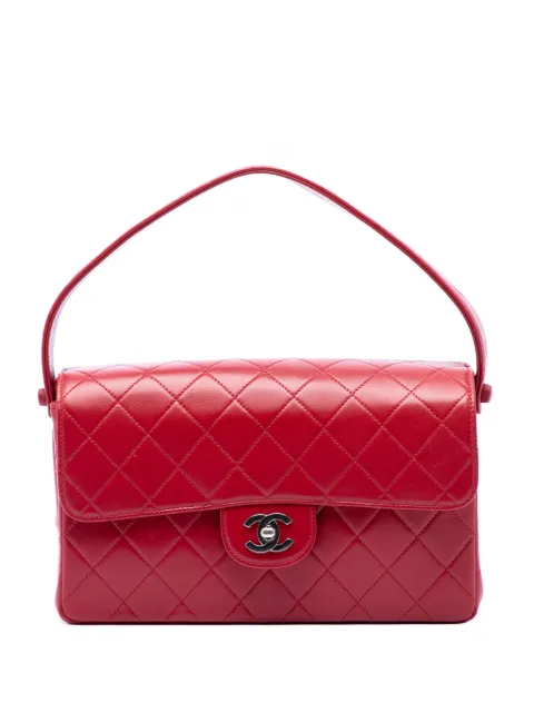 CHANEL Pre-Owned 1994-1996 Medium Quilted Lambskin Top Handle Bag handbag Red AMI7TC11XH6S0WAM