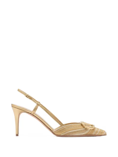 Valentino Garavani VLogo Signature slingback sandals Gold W2S0R01MNS