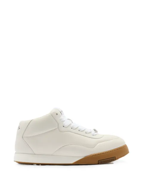 Givenchy logo-plaque leather sneakers Neutrals BH00BEH1YC