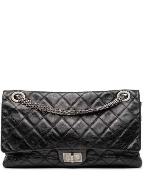 CHANEL Pre-Owned 2006-2008 Quilted Aged Calfskin Reissue 2.55 Double Flap 228 shoulder bag Black 2GJBGGUYZ4HUEPST