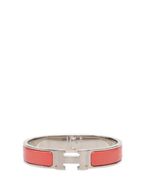 Hermès Pre-Owned 2000-2026 Narrow Enamel Clic H Bracelet PM costume bracelet Red UNEY8CIB7TN8W2OP