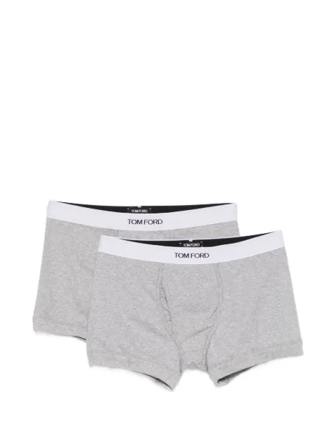 TOM FORD logo-waistband boxer Grey T4XC32270