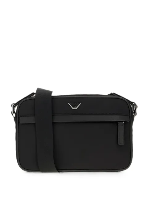 Emporio Armani logo-plaque shoulder bag Black EM001803AF28784