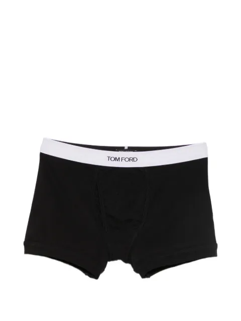 TOM FORD logo-waistband boxer briefs Black T4LC32270