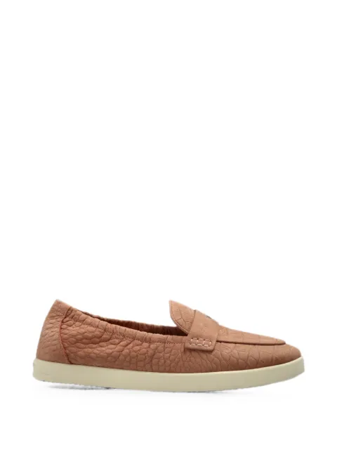 Tory Burch croc-effect leather loafers Orange 183418