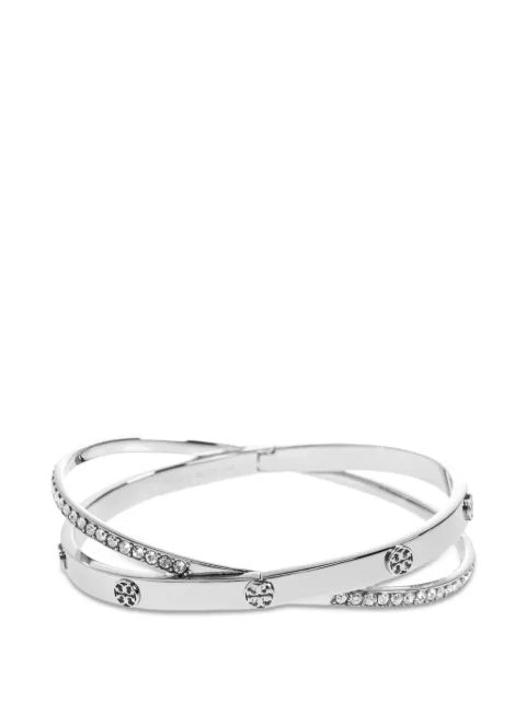 Tory Burch crystal-embellished bracelets Silver 184428