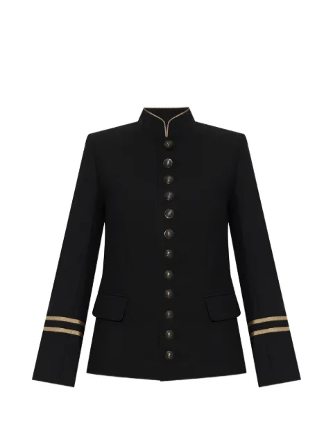 Zadig&Voltaire Vallo military-style buttoned blazer Black WWBL01989