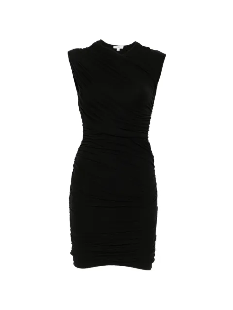 AGOLDE Ester ruched sleeveless mini dress Black A200081618