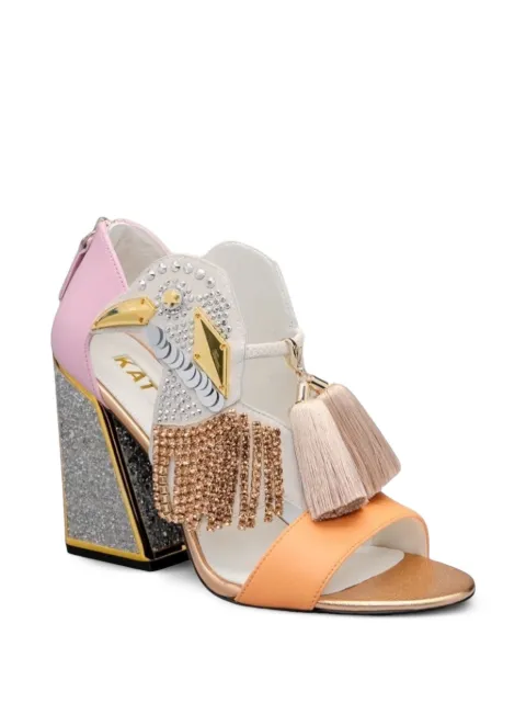 Kat Maconie tassel-embellishment sandals White KMFAYA105004